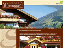 Tablet Screenshot of gaestehaus-strasser.de